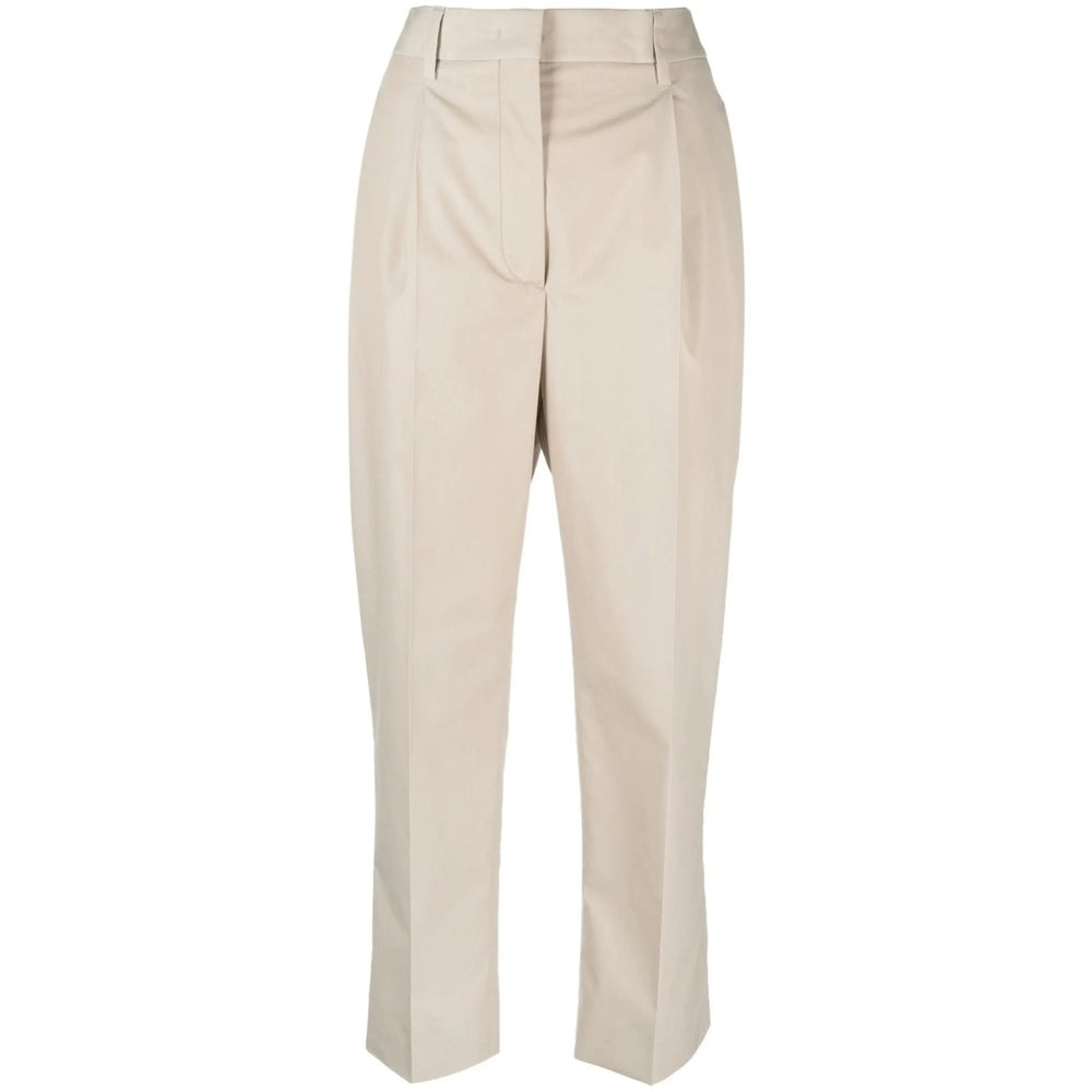 Prada Neutrals Trousers - Tailored Trousers Women - 1