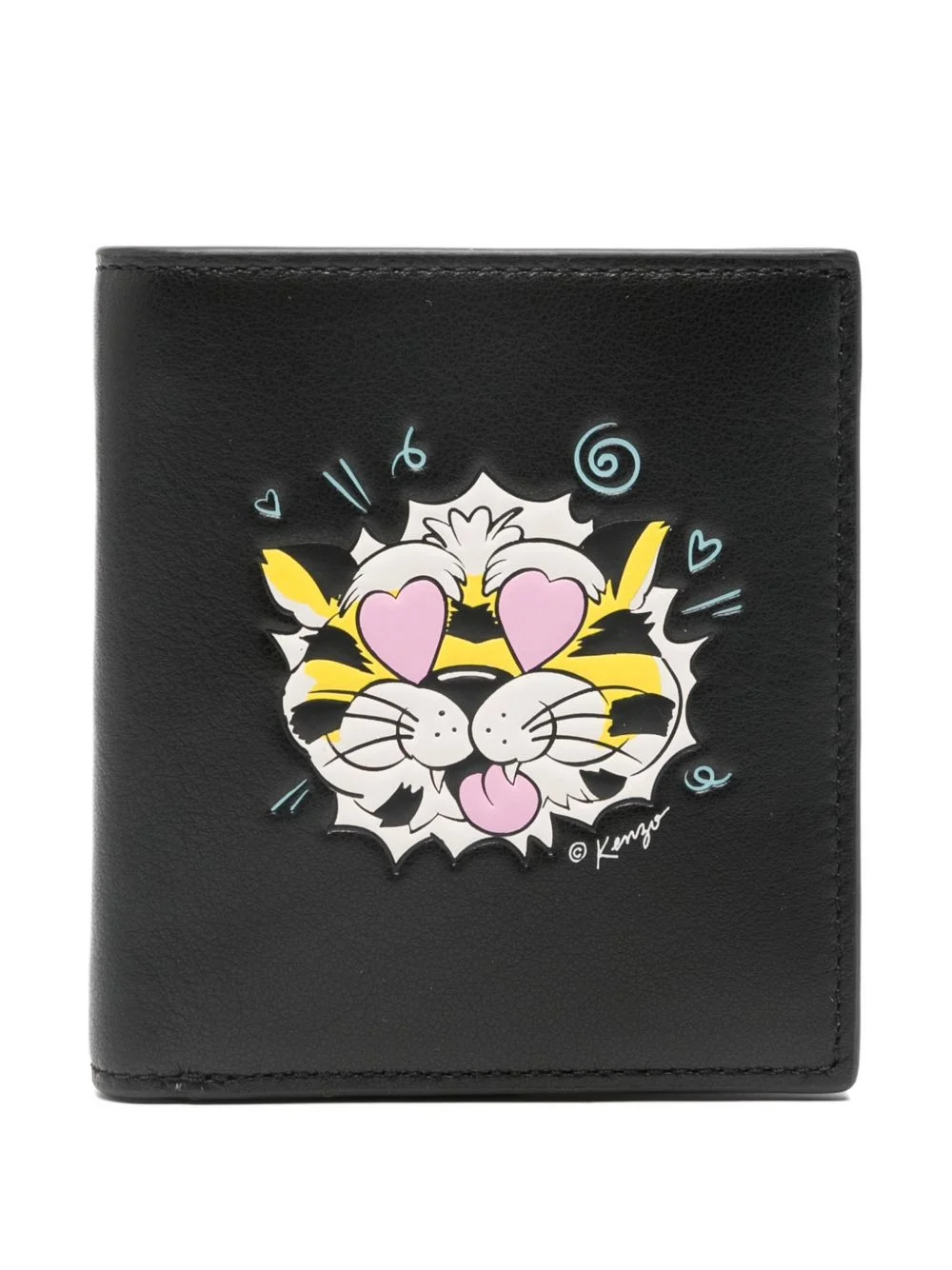 tiger-graphic bifold wallet - 1