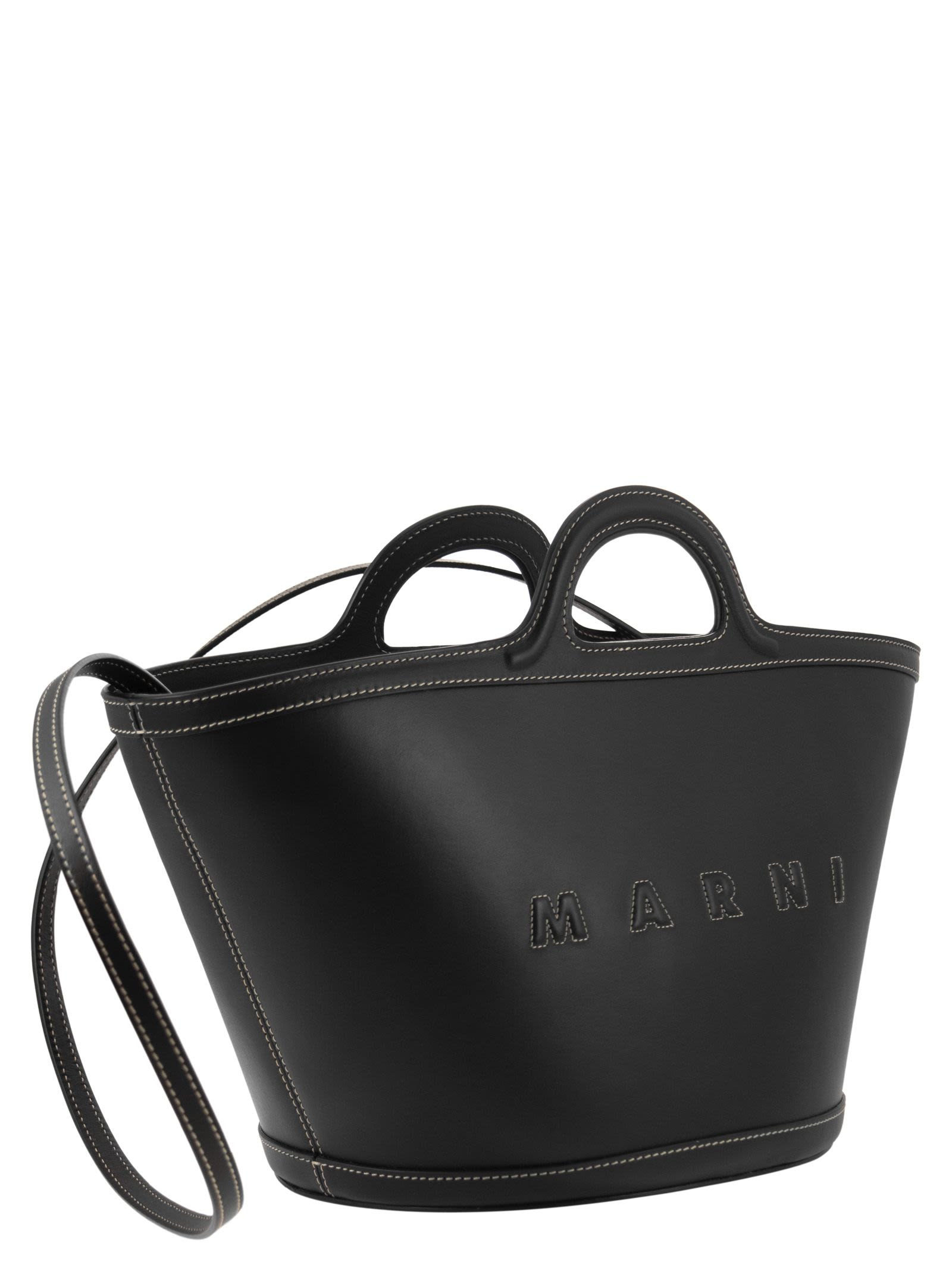 Marni Women Tropicalia S - Leather Handbag - 4