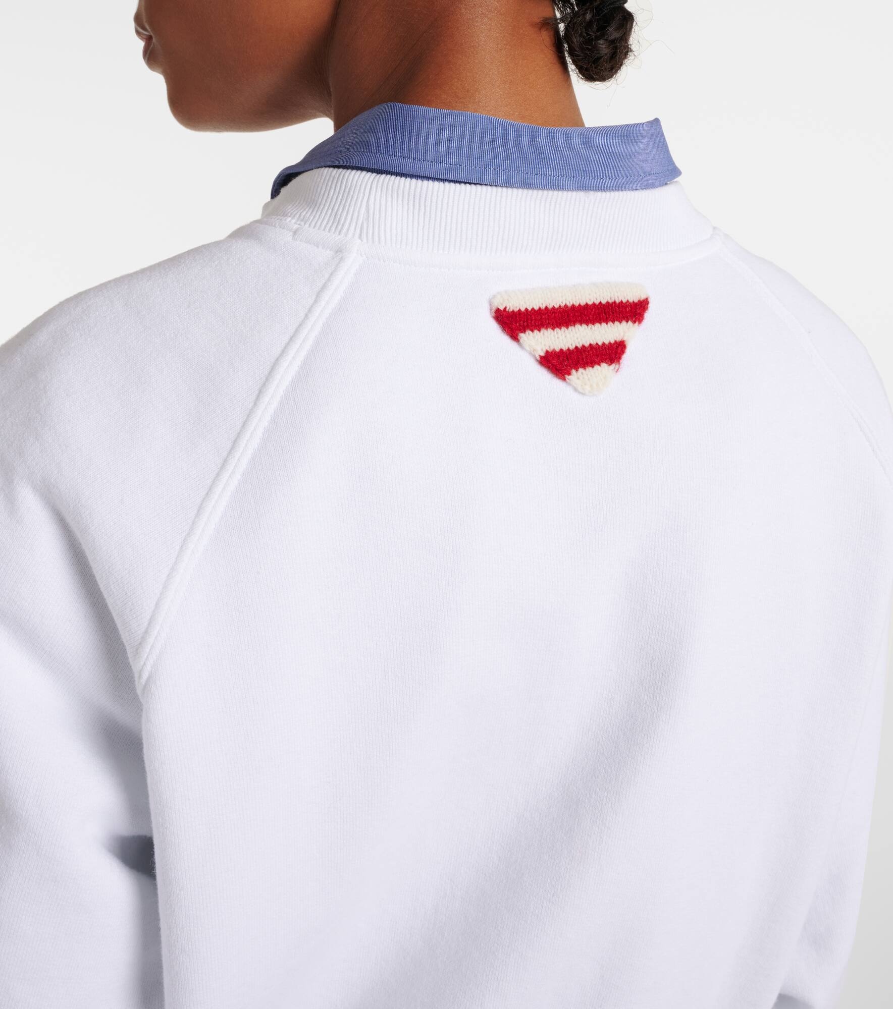 Logo cotton jersey sweatshirt - 5