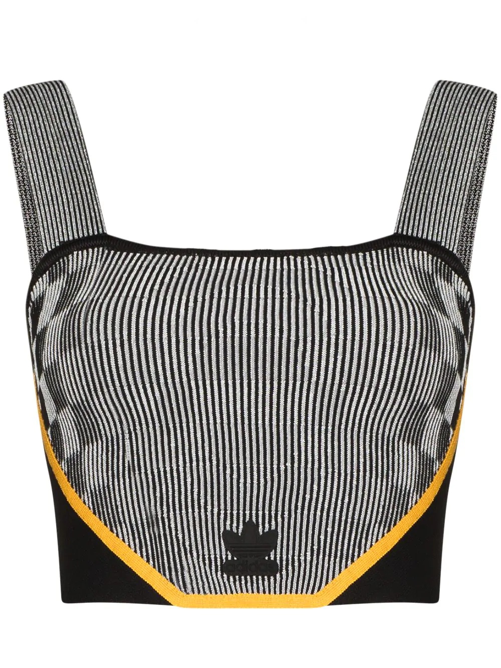 x Paolina Russo reflective corset top - 1