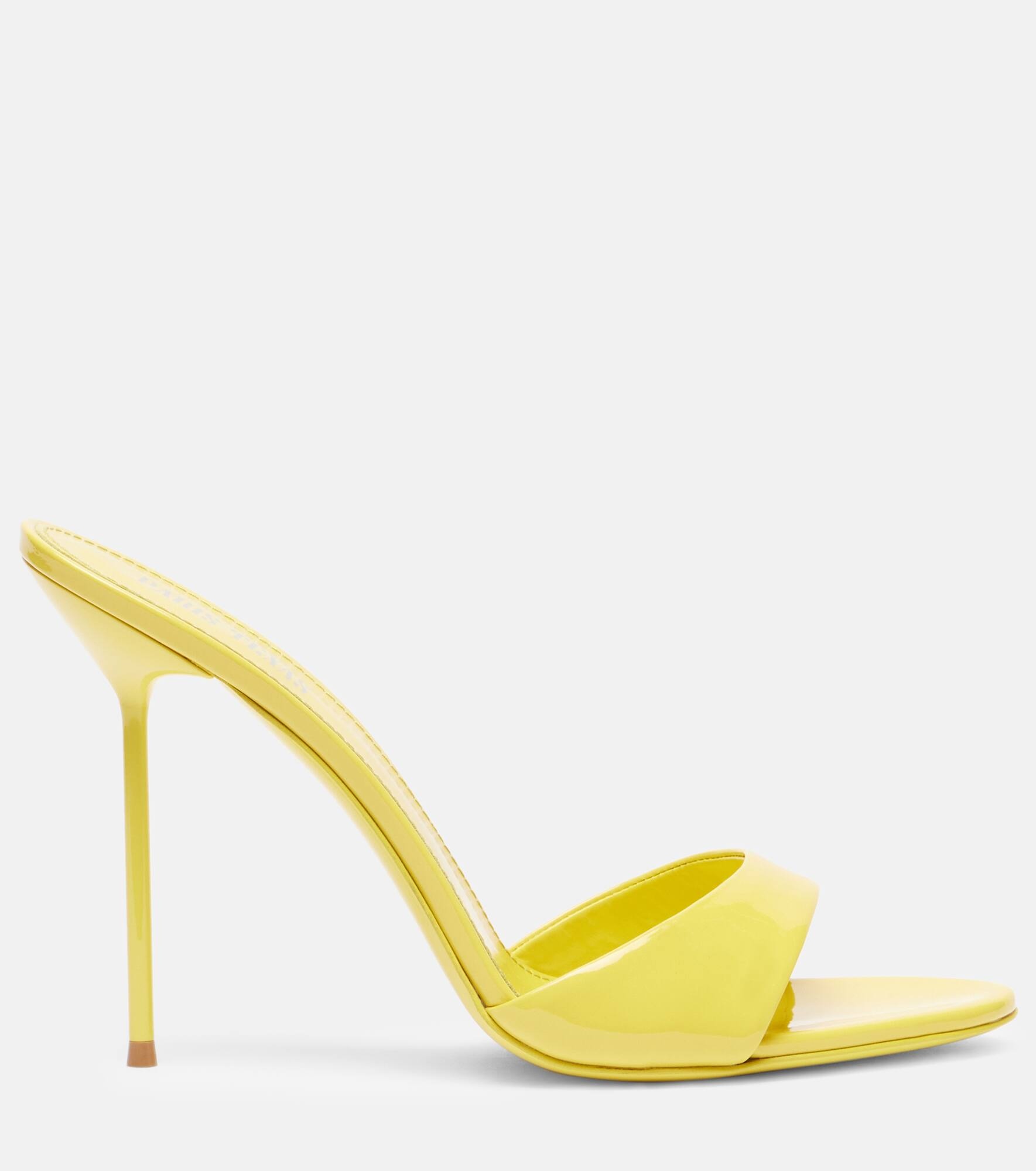 Lidia patent leather mules - 4
