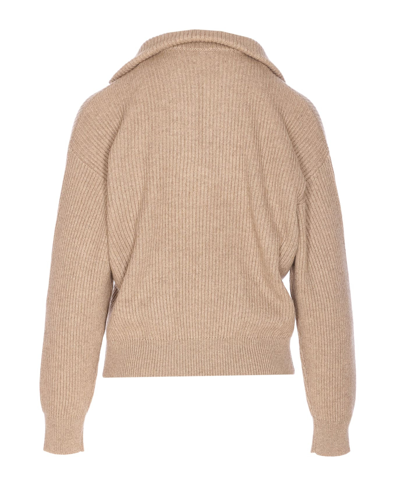 Sweater With Monile Detail - 2