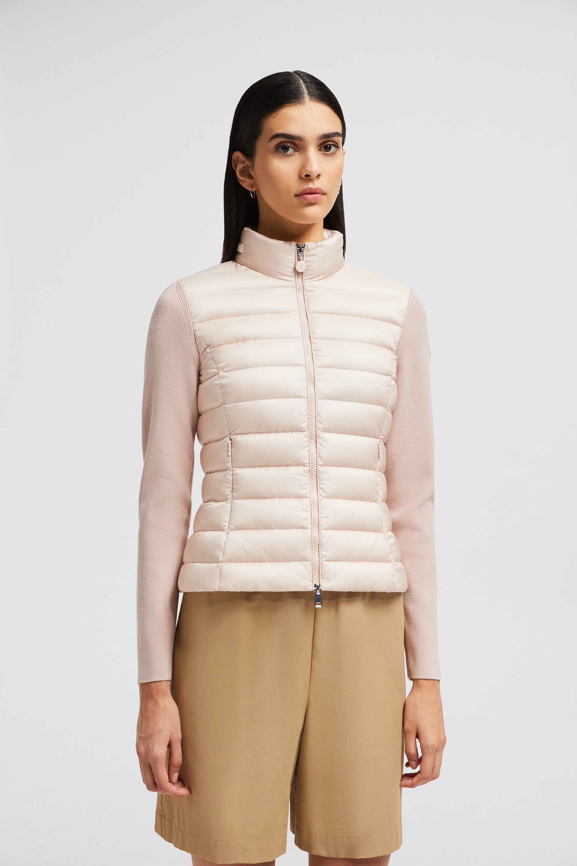 Padded Wool Zip-Up Cardigan - 3