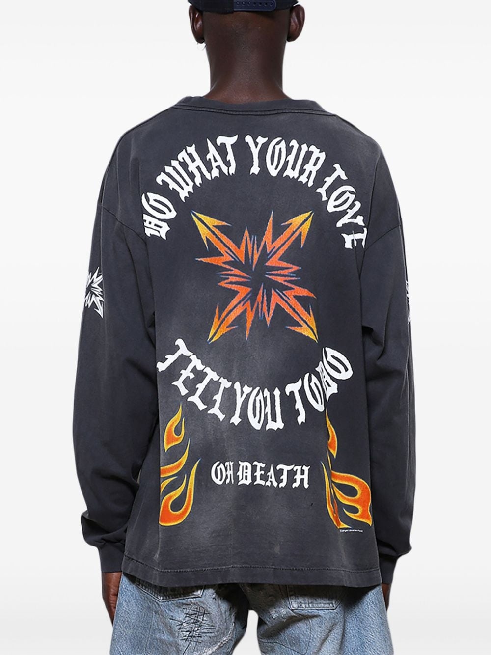 graphic-print long-sleeve T-shirt - 5