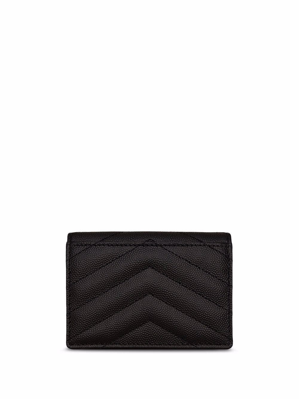 chevron quilting leather cardholder - 2