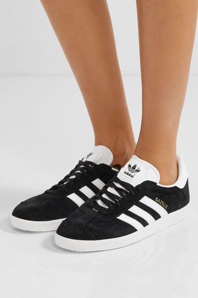 adidas Originals Gazelle suede and leather sneakers outlook