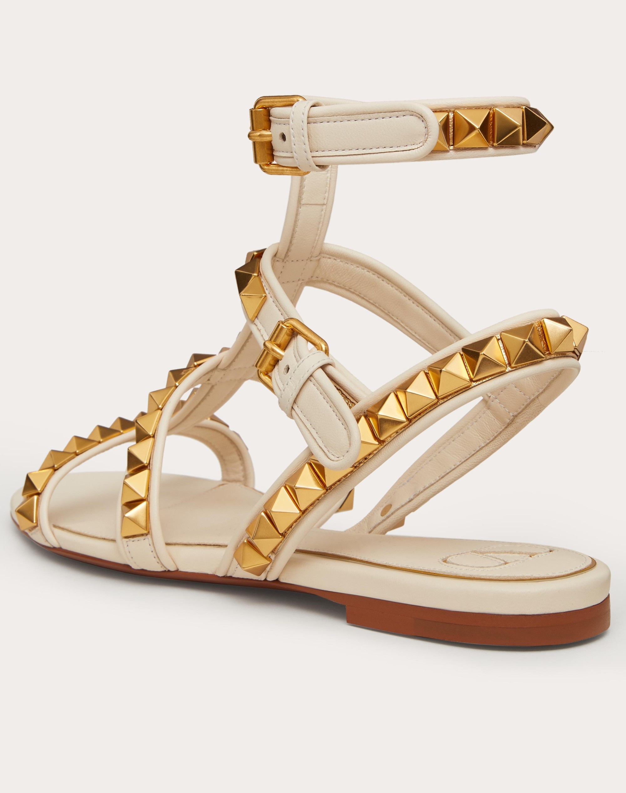 ROCKSTUD NO LIMIT NAPPA FLAT SANDAL - 5