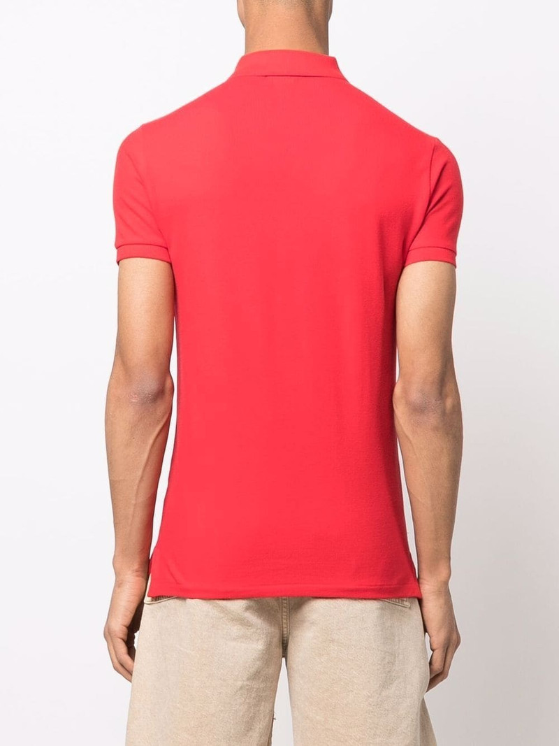 embroidered-logo polo shirt 4