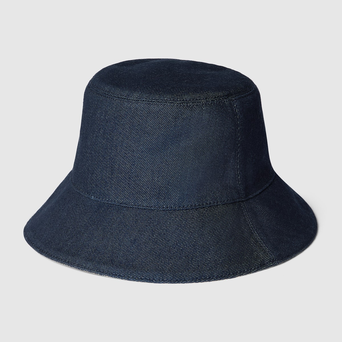 Lasered denim bucket hat - 4