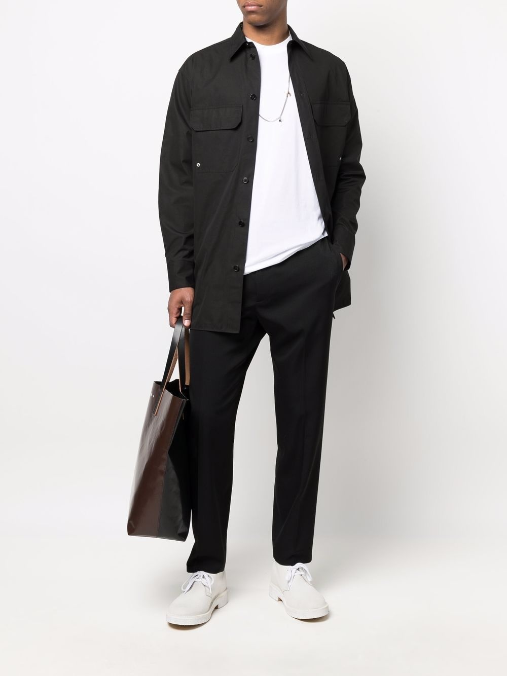 oversized cotton shirt - 2