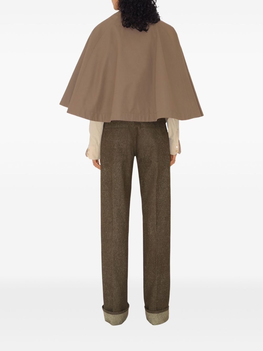 twill-weave cape - 2