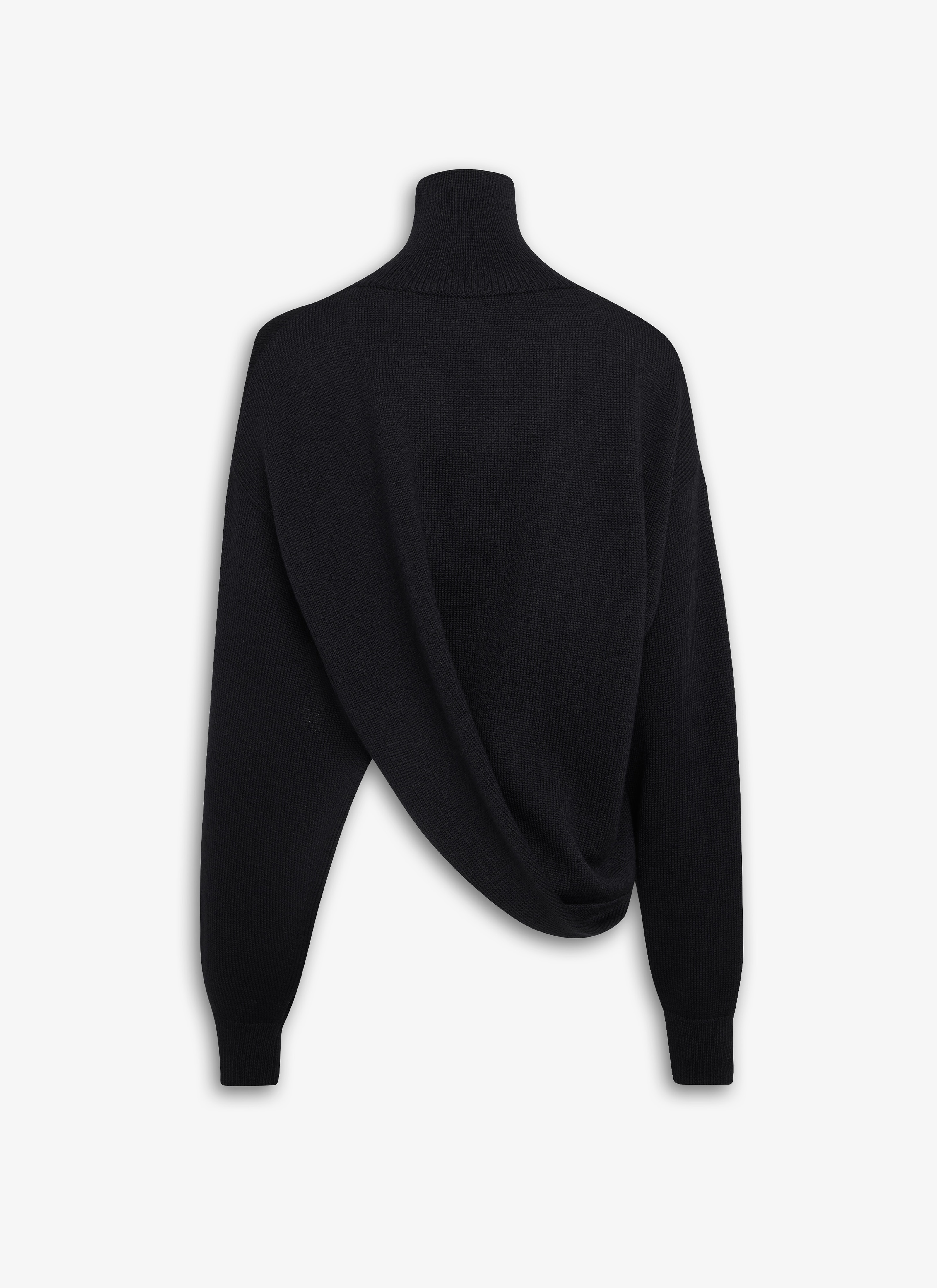 ASYMMETRICAL KNIT JUMPER - 4