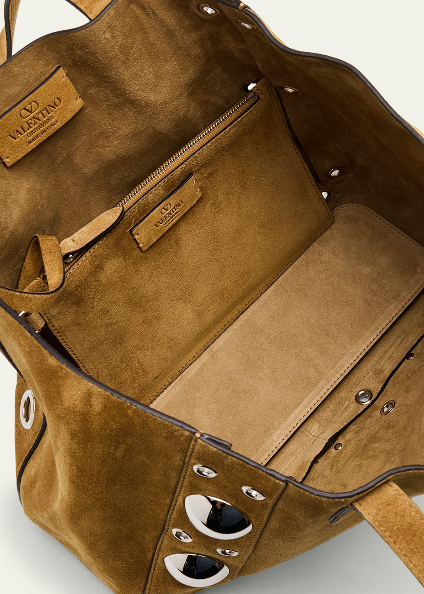 Nellcote Medium Studded Suede Tote Bag - 4