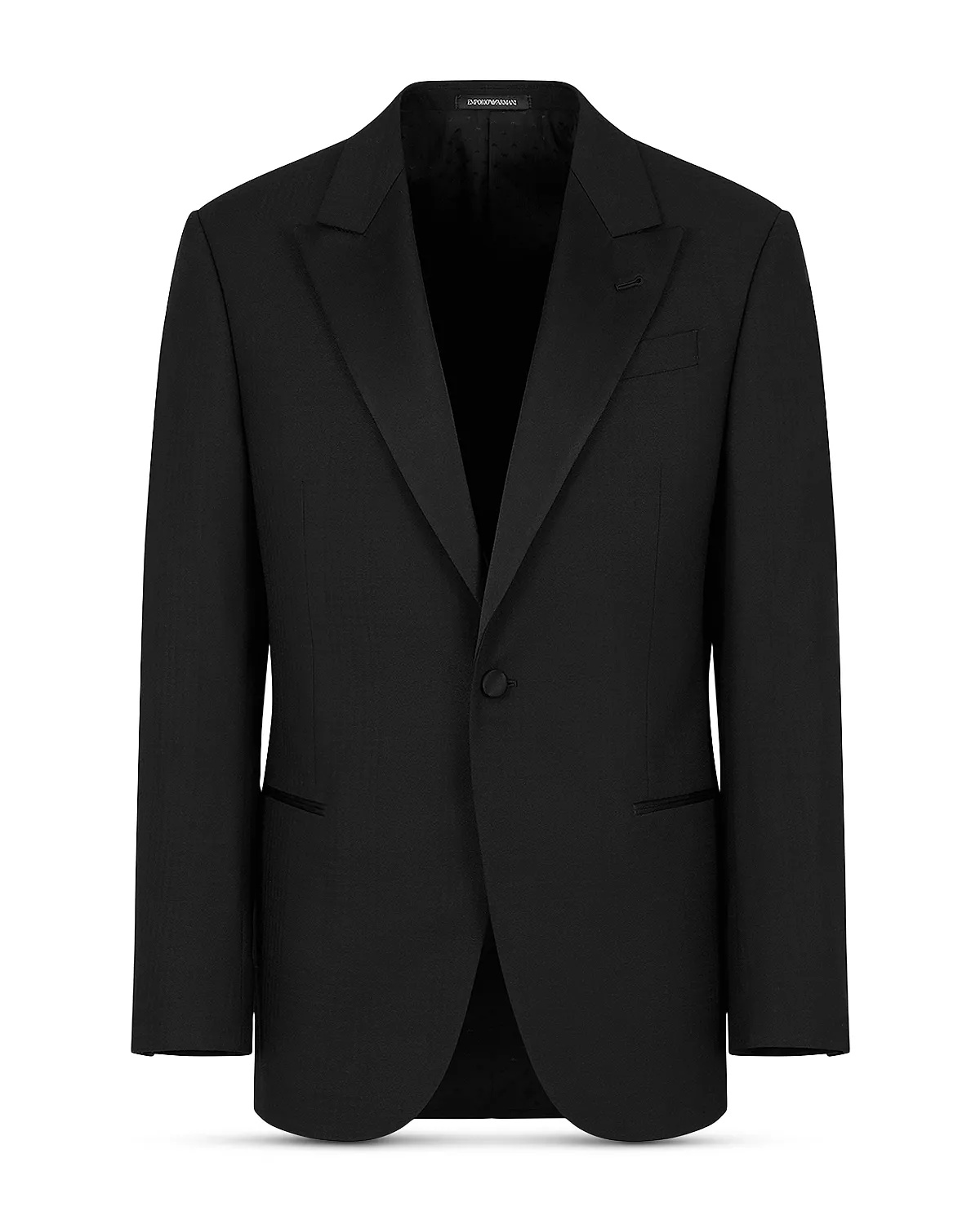 Regular Fit Crepe Wool Dinner Jacket - 5