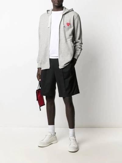 Comme des Garçons PLAY logo-patch hoodie outlook