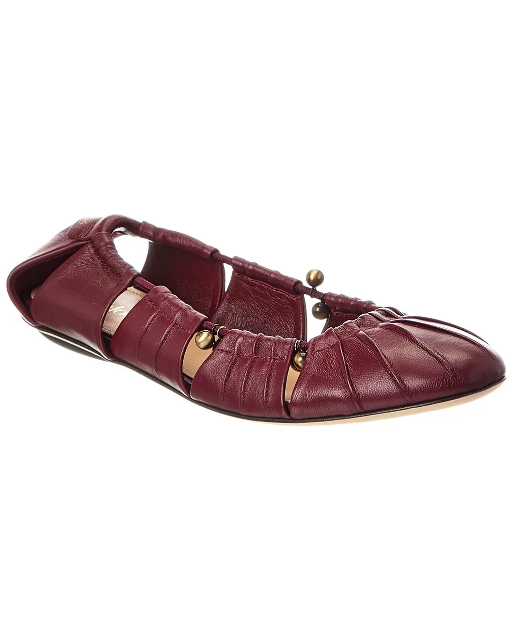 Chloé Luna Leather Ballerina Flat - 1