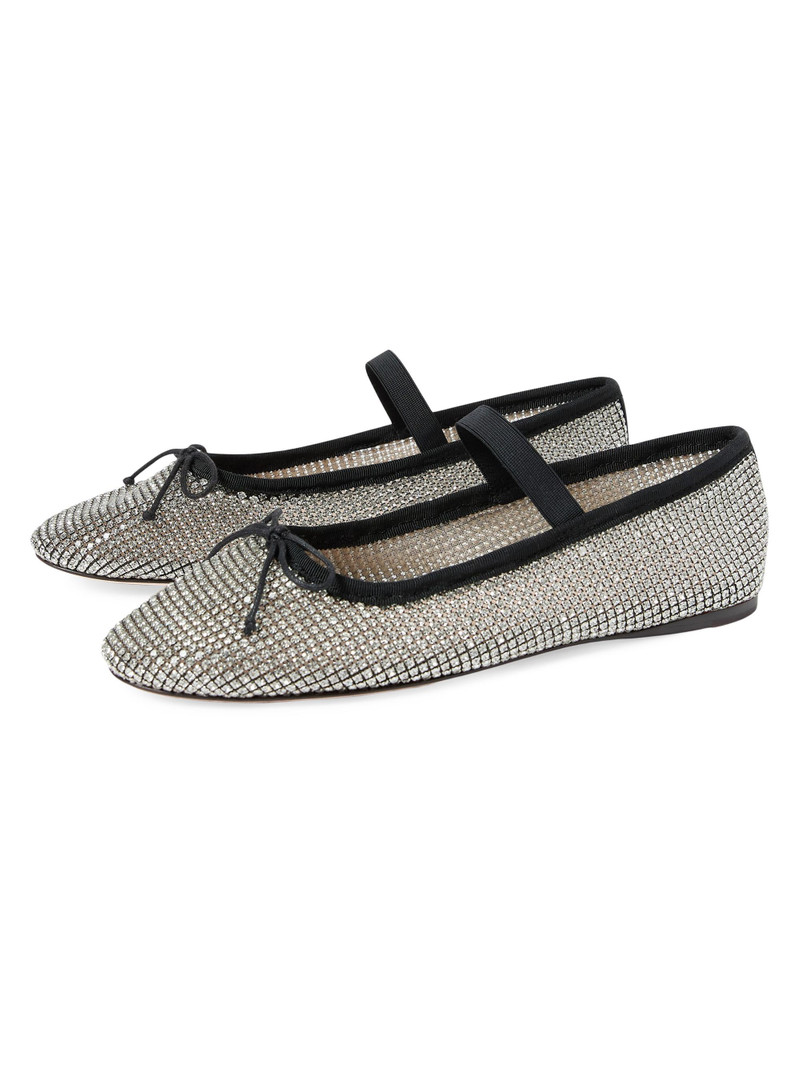 Women's Leonie Crystal-Embellished Ballet Flats - Black Crystal 4