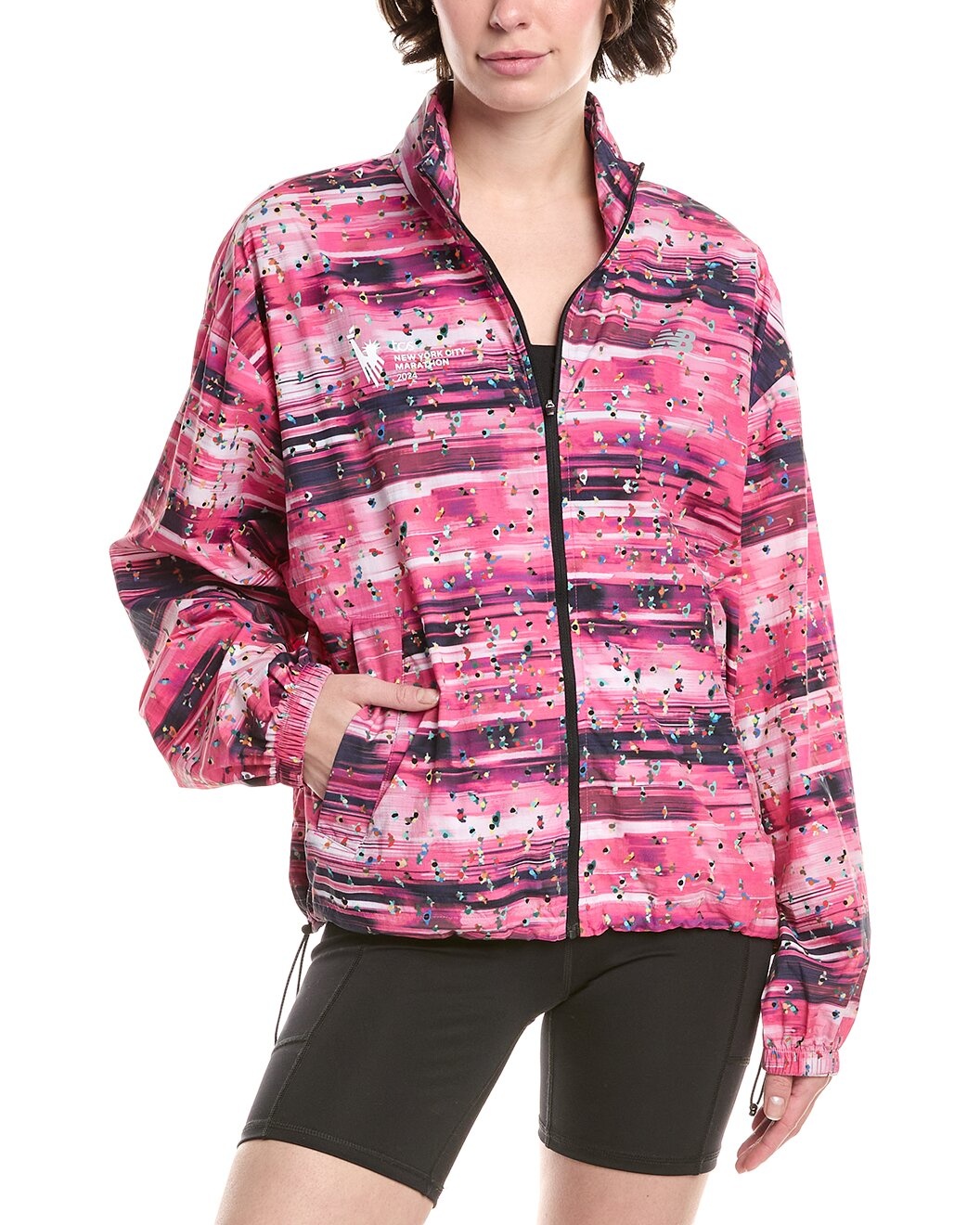 New Balance NYC Marathon Printed Athletics Packable Jacket - 1