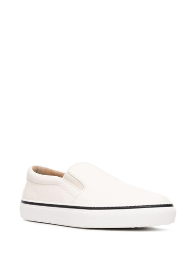 Tod's hammered-effect slip-on sneakers outlook