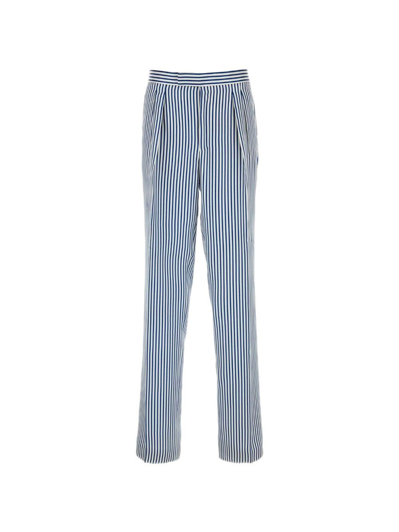 printed satin trousers 1