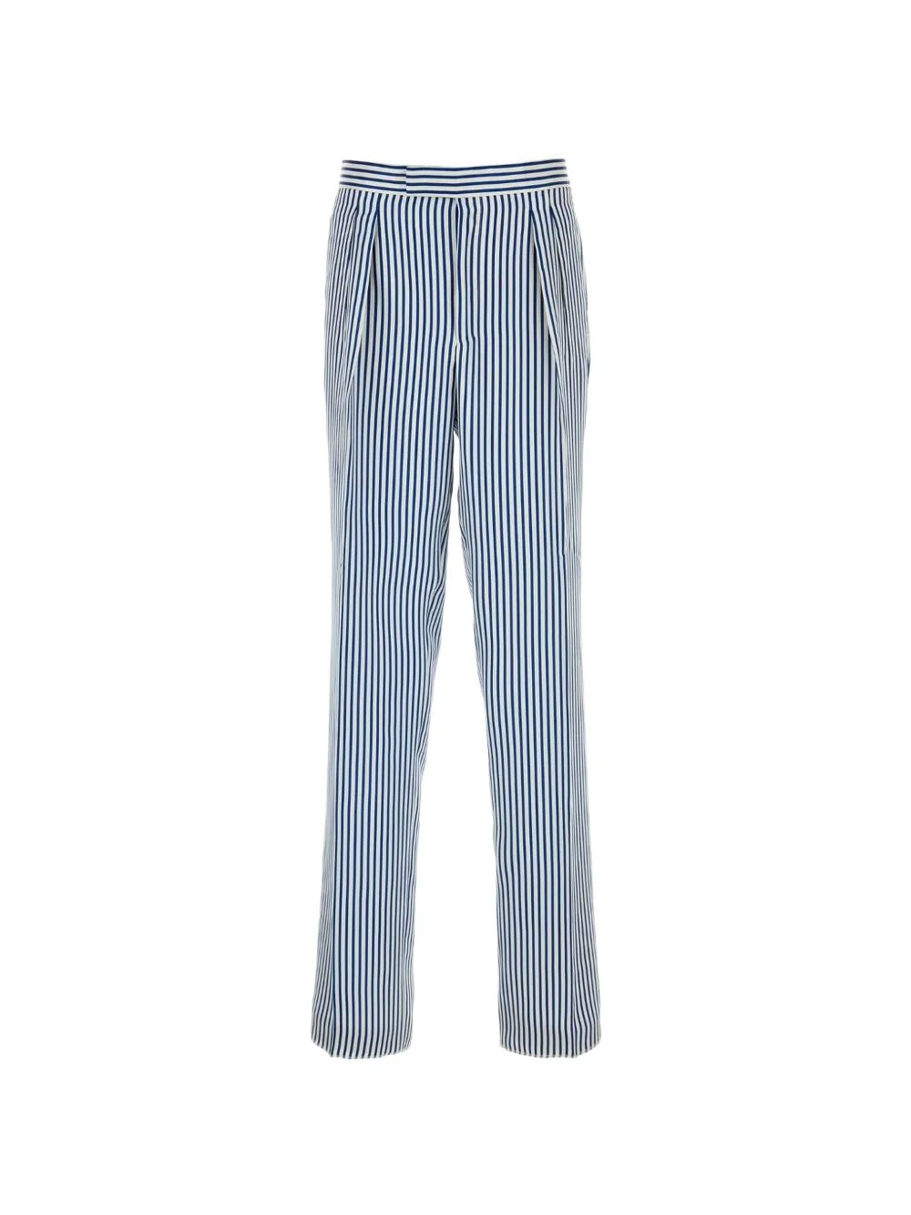 printed satin trousers - 1