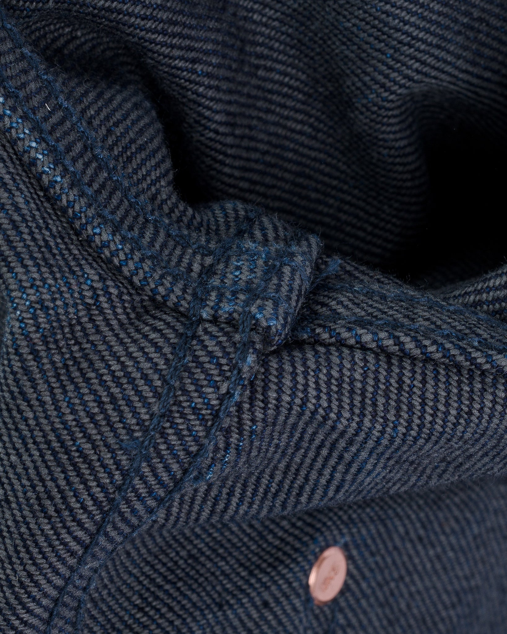IHJ-140-IG 19oz Selvedge Denim Type I Jacket - Indigo/Grey - 16