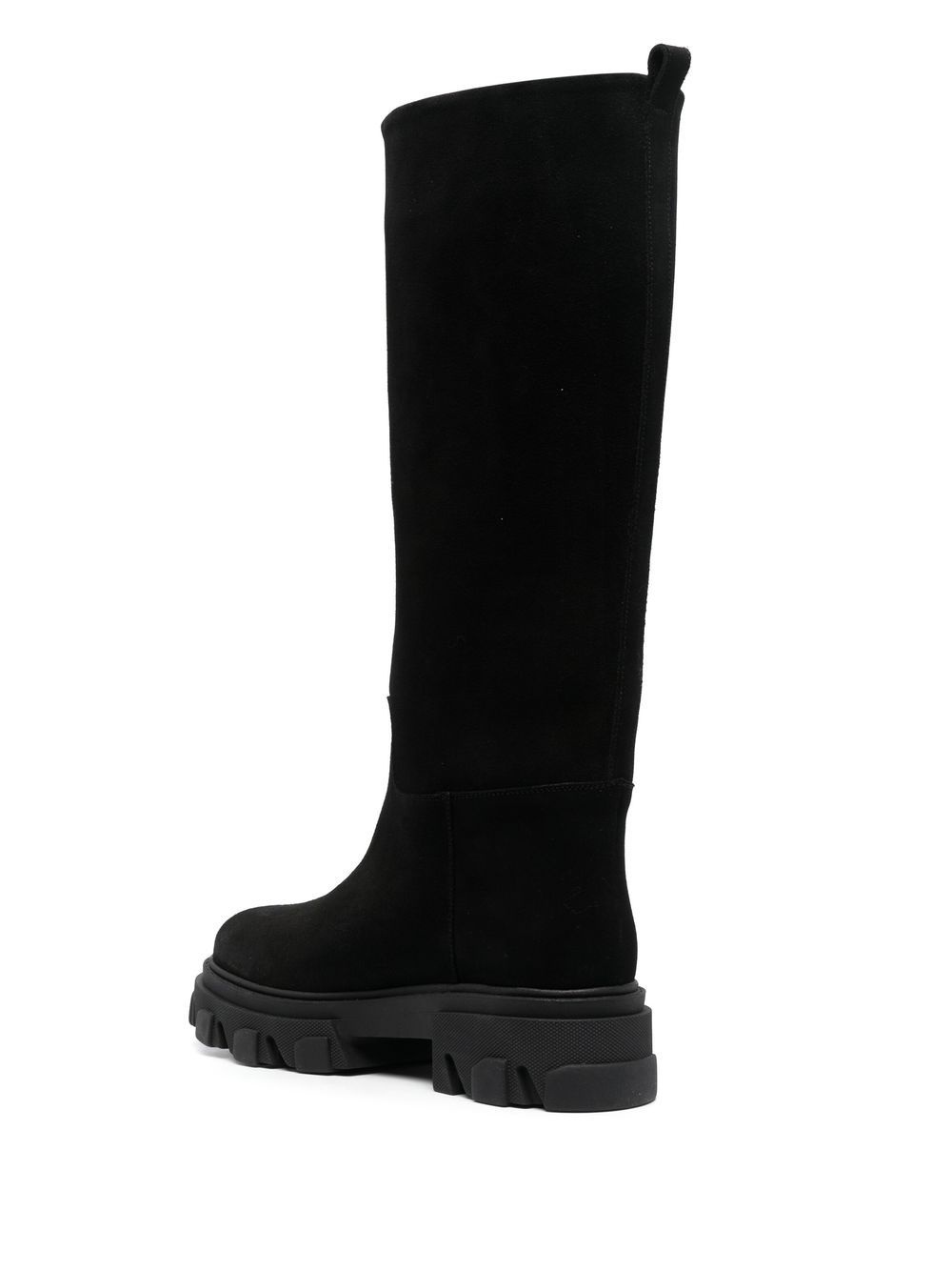 Perni Tubular suede knee-high boots - 3