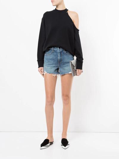 Alexander Wang high rise denim shorts outlook