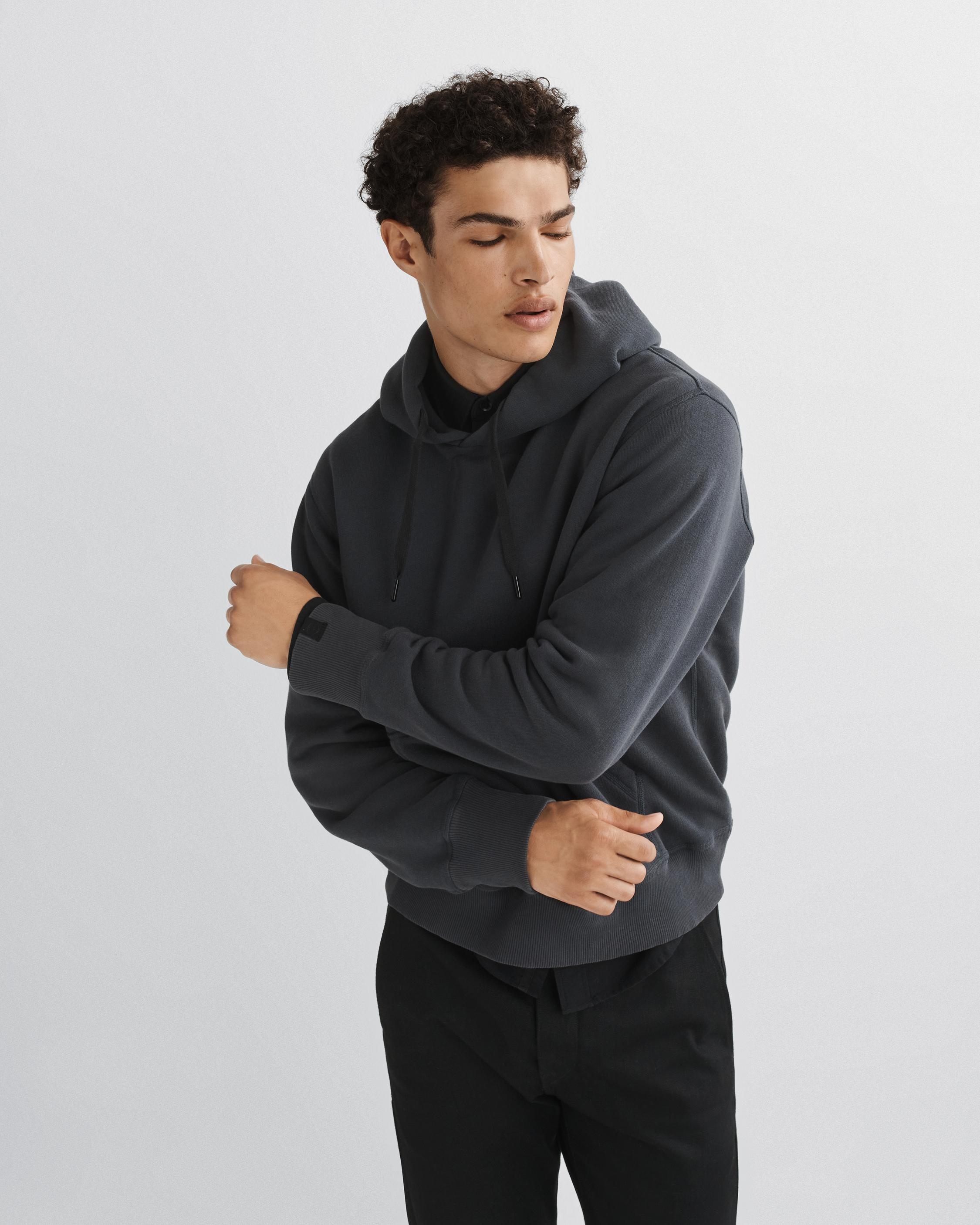 rag & bone Damon Vintage Terry Hoodie Relaxed Fit Sweatshirt