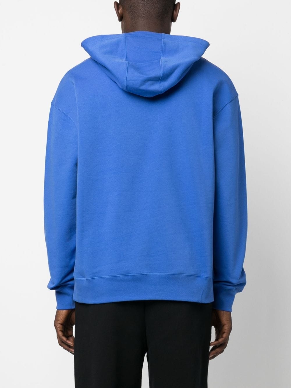 Essentials logo-print cotton hoodie - 4