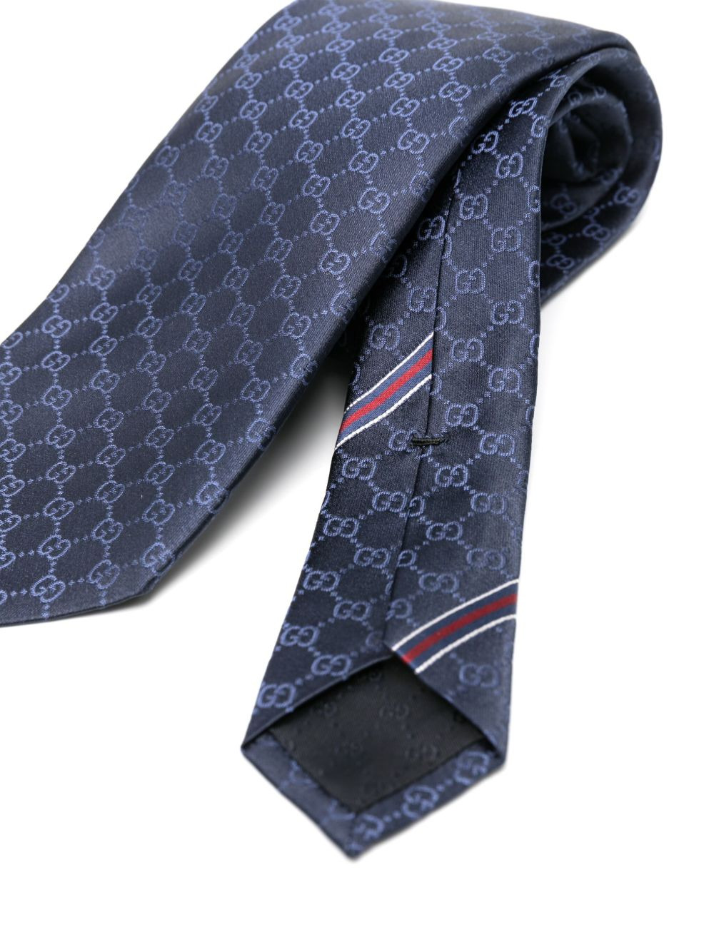 GG pattern silk tie - 2