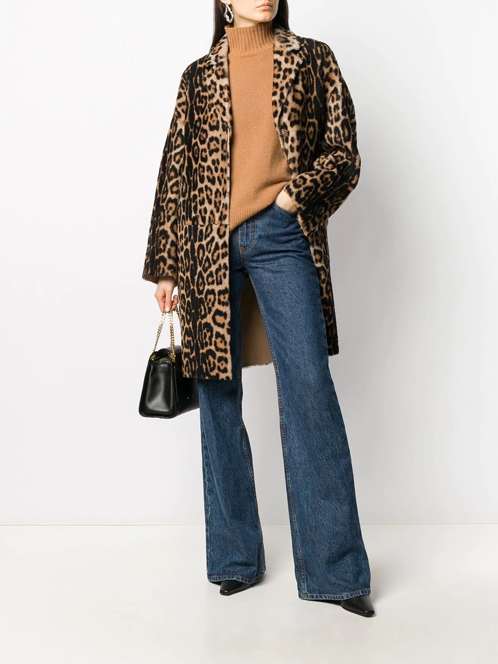 leopard print coat - 2