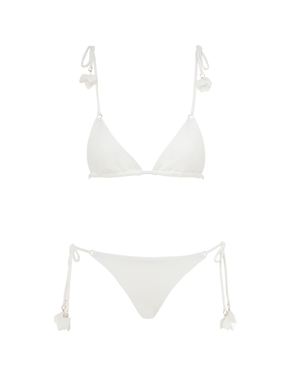 POP FLOWER TRIM BIKINI - 1