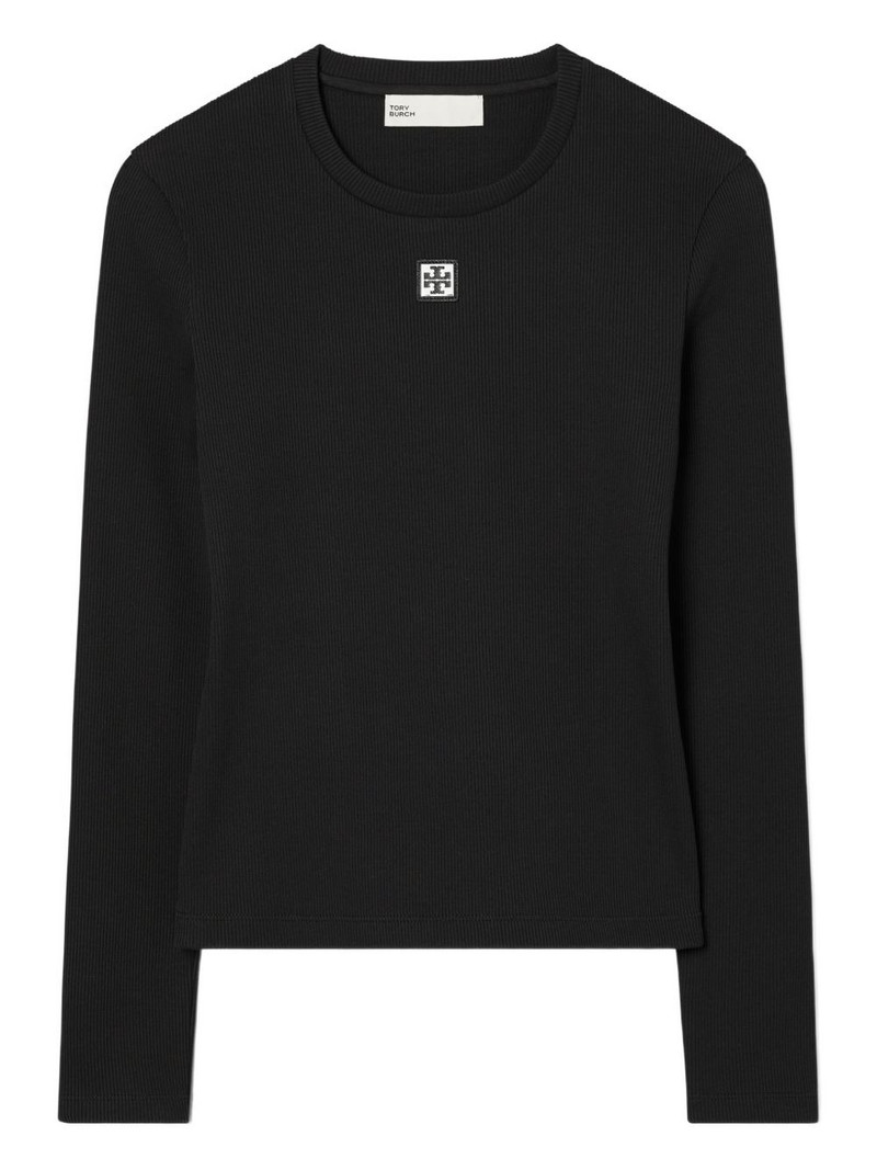 logo cotton T-shirt 1