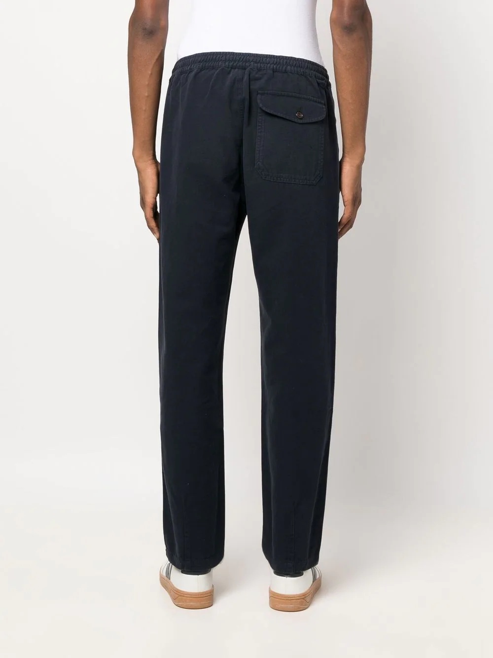 straight-leg cut chino trousers - 4