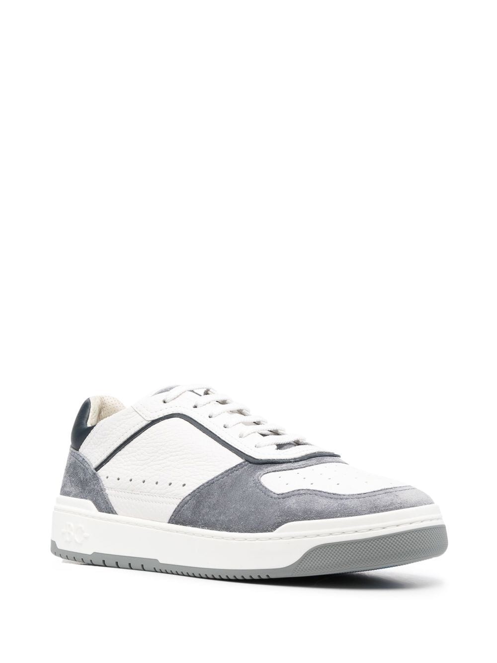 low-top panelled sneakers - 2