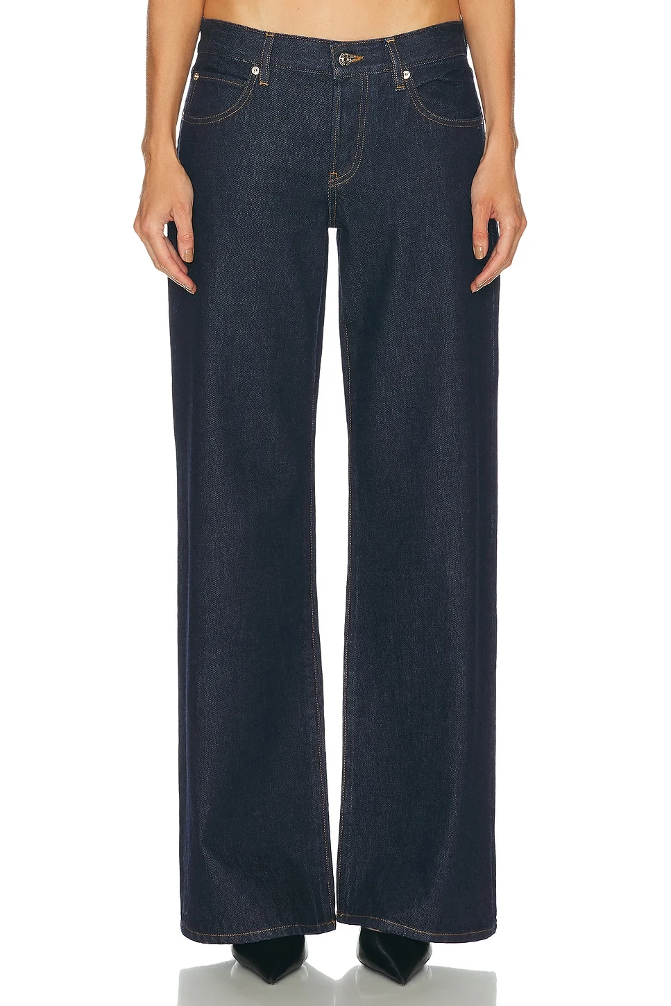x Alexandra Leclerc The Leo Low Rise Baggy Jean - 1