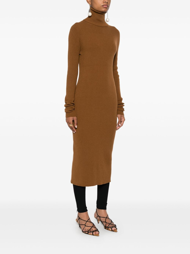 ribbed-knit midi dress 3