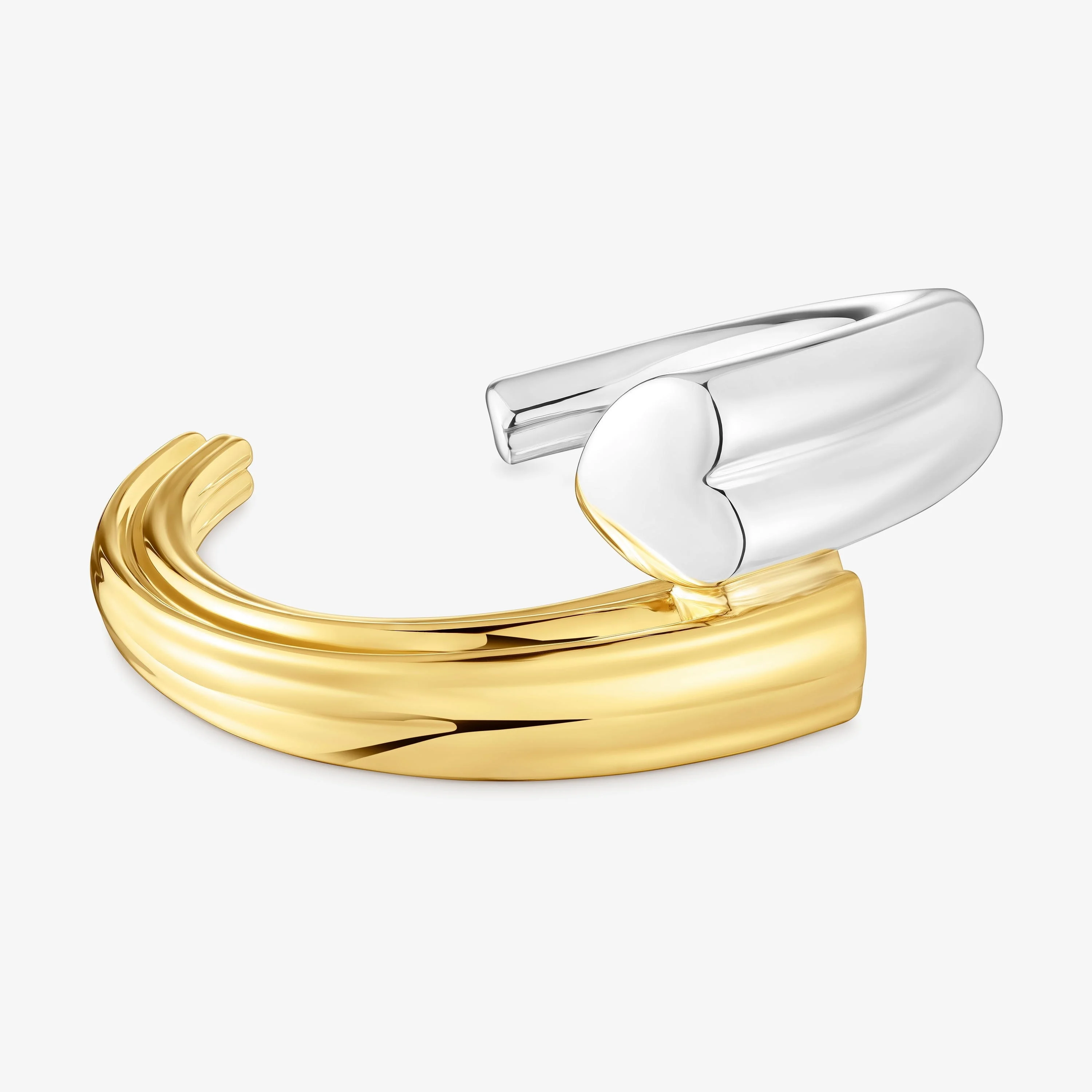 Two-tone Bangle with bear motif TOUS 1950 - 1