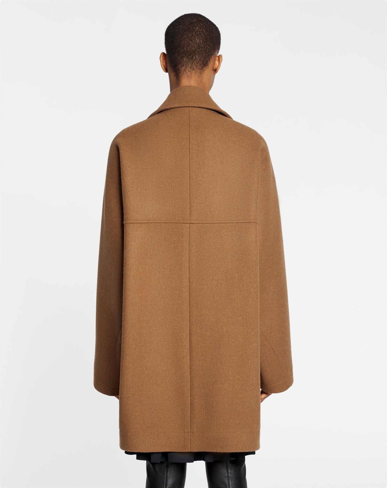 TAILORED PEACOAT WITH JEWEL BUTTONS - 4