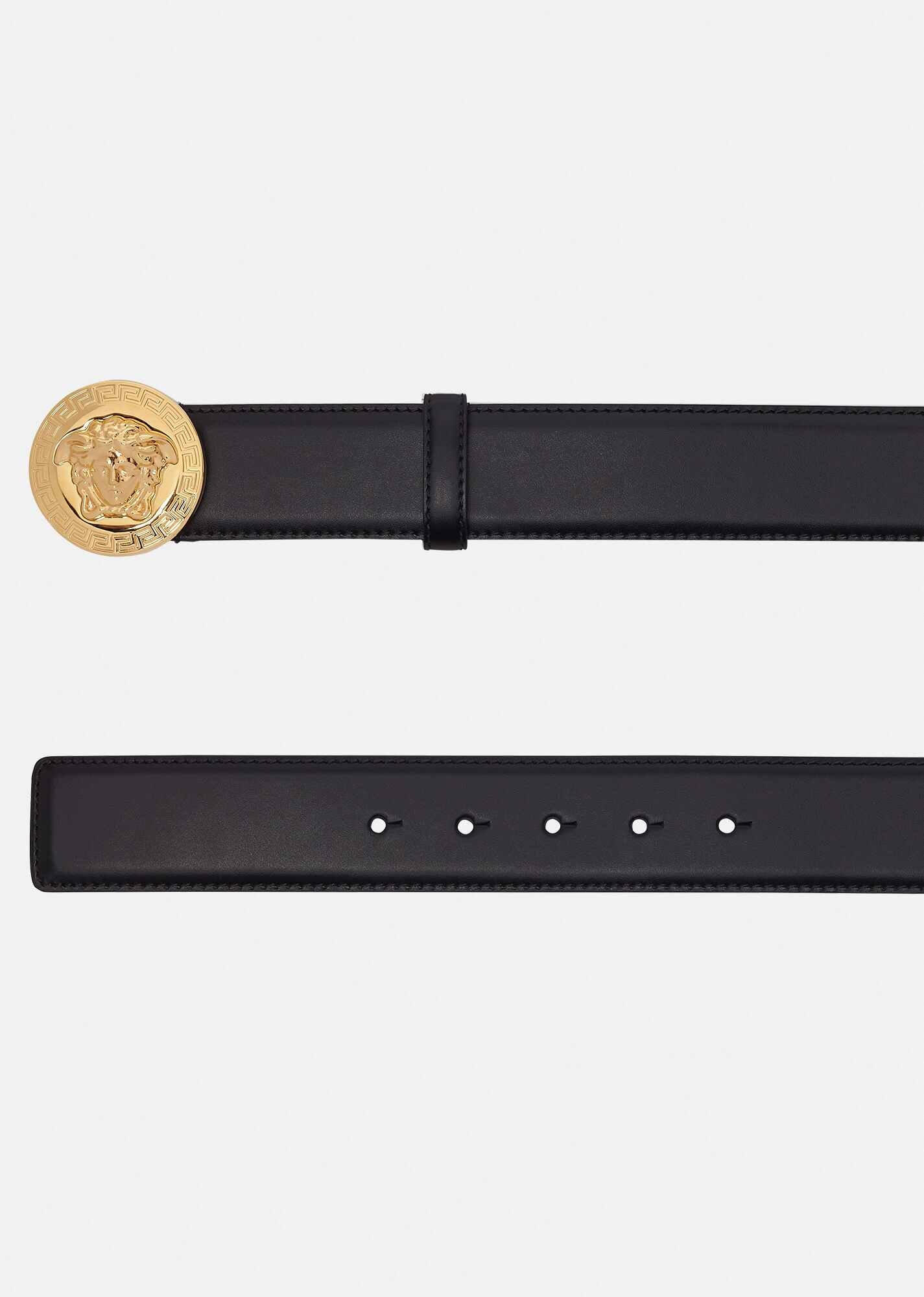 Classic Medusa Leather Belt - 3