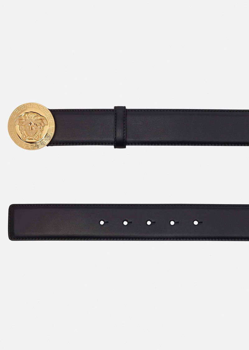 Classic Medusa Leather Belt 3