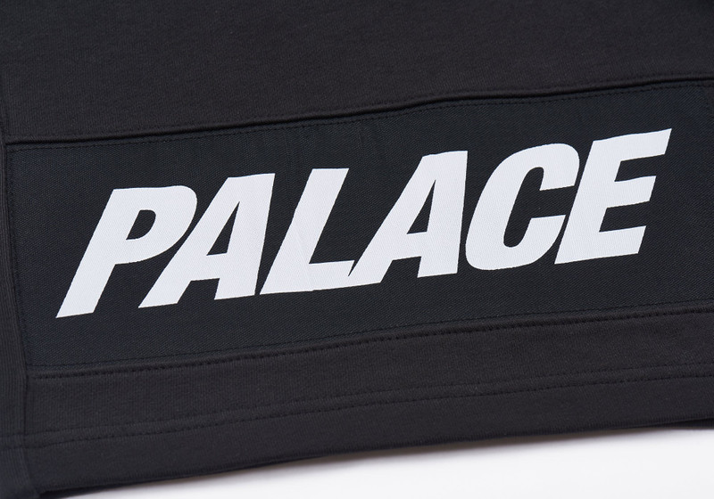 GIANT WOVEN LABEL SHORTS BLACK 3