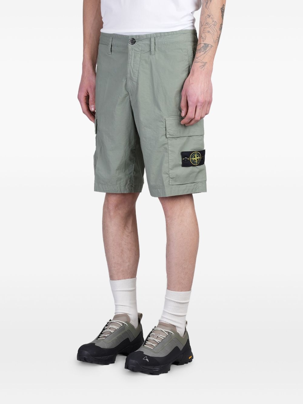 Compass-badge shorts - 3