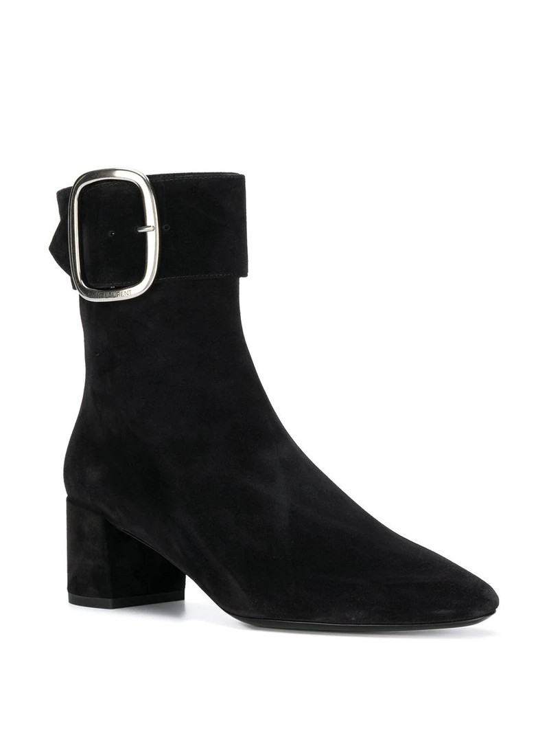 SAINT LAURENT Joplin 50mm buckle detail boots outlook