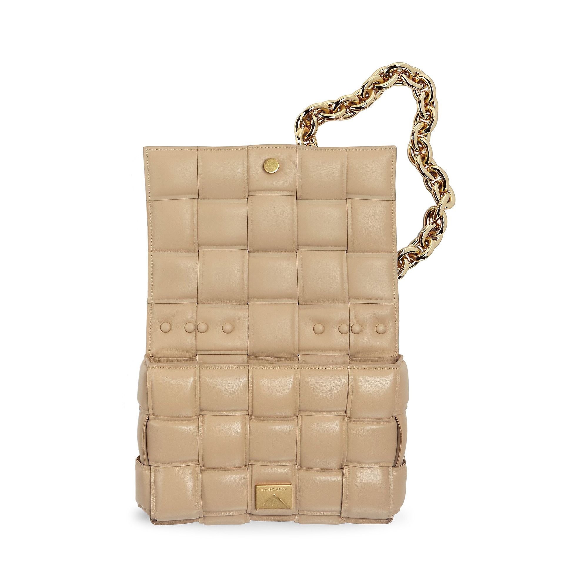 Bottega Veneta Chain Cassette Bag 'Porridge/Gold' - 2