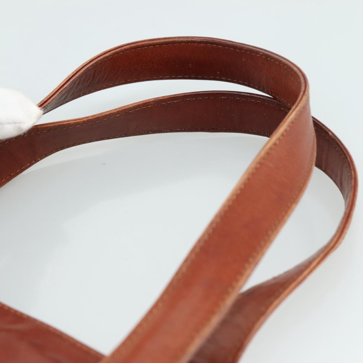 CELINE Tote Bag Suede Leather Khaki Brown Gold - 8