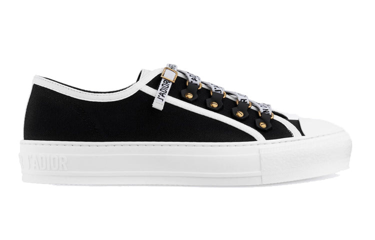 (WMNS) Dior Walk'N'Dior Low Top 'Black Canvas' KCK177CVA_S12X - 2