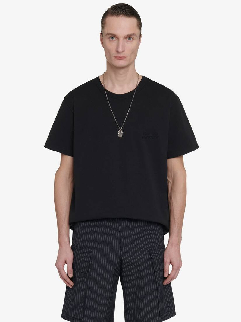 Men's Hybrid T-shirt in Black 1